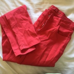 J Brand Red Denim Jeans